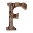 Dekoratívne drevené písmeno C475 F