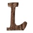 Dekoratívne drevené písmeno C475 L