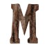 Dekoratívne drevené písmeno C475 M