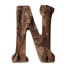 Dekoratívne drevené písmeno C475 N