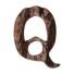 Dekoratívne drevené písmeno C475 Q