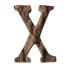 Dekoratívne drevené písmeno C475 X