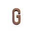 Dekoratívne drevené písmeno C510 G
