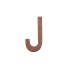Dekoratívne drevené písmeno C510 J