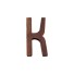 Dekoratívne drevené písmeno C510 K