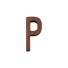 Dekoratívne drevené písmeno C510 P