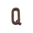 Dekoratívne drevené písmeno C510 Q