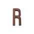 Dekoratívne drevené písmeno C510 R