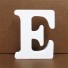 Dekoratívne drevené písmeno E