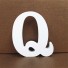 Dekoratívne drevené písmeno Q