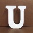 Dekoratívne drevené písmeno U