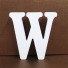 Dekoratívne drevené písmeno W