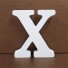 Dekoratívne drevené písmeno X