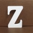 Dekoratívne drevené písmeno Z