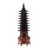 Dekoratívne Feng Shui pagoda bronzová