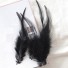 Dekoratívne kohútie perie 10-15 cm 50 ks čierna