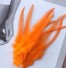 Dekoratívne kohútie perie 10-15 cm 50 ks oranžová