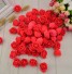 Dekoratívne penové ružičky 100 kusov J3279 červená