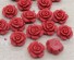 Dekoratívne ružičky 50 ks červená