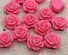 Dekoratívne ružičky 50 ks tmavo ružová