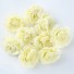 Dekoratívne umelé kvety 10 ks biela