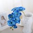 Dekoratívne umelé orchidey modrá