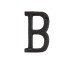 Dekoratívne železnej písmeno C527 B