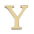 Dekorativní akrylové písmeno Y