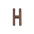 Dekorativní dřevěné písmeno C510 H