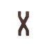 Dekorativní dřevěné písmeno C510 X