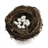 Dekorativní hnízdo s vajíčky 1