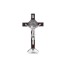 Dekorativní kříž s Ježíšem stříbrná