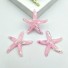 Dekorativní miniatury mořská hvězdice 10 ks světle růžová