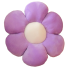 Dekorativní polštář květina 30 cm fialová