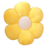 Dekorativní polštář květina 30 cm žlutá