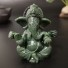 Dekorativní soška Ganesha tmavě zelená