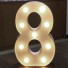 Dekorativní svítící číslice 8