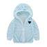 Detská bunda L1987 svetlo modrá