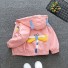 Detská bunda L2084 ružová