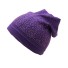Detská čiapka s kamienkami fialová