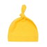 Detská čiapka s uzlom žltá