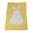 Detská deka s králikom žltá