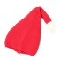 Detská háčkovaná čiapka s brmbolcom červená