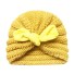 Detská háčkovaná čiapka žltá