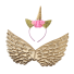 Dětská křídla jednorožce s čelenkou 3