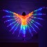 Dětská LED křídla na břišní tance vícebarevná