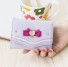 Detská peňaženka s mašľou svetlo fialová