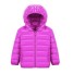 Dětská péřová bunda L1967 fialová