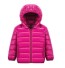 Dětská péřová bunda L1967 tmavě růžová
