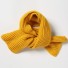 Detská pletená šál A208 žltá